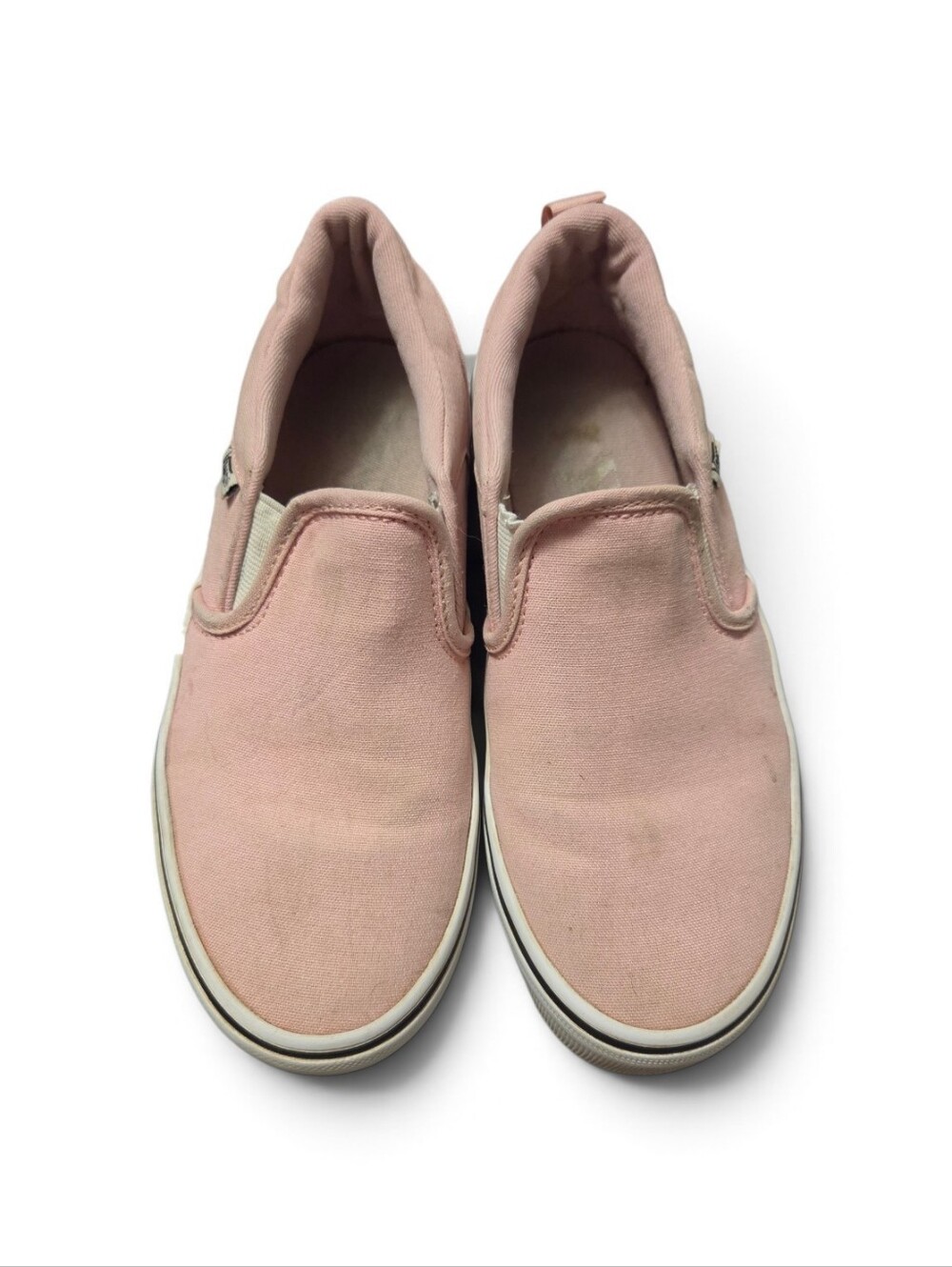 Childrens Vans Classic Asher Slip-ons. Pink, Size 3